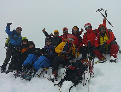 Climbing the Nevado Mateo